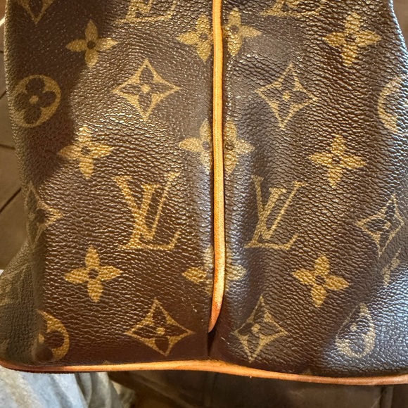 Louis Vuitton Dark Brown Monogram Tote - Picture 8 of 12
